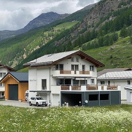 Ferienwohnung Studio Silbermond Saas-Grund Exterior foto