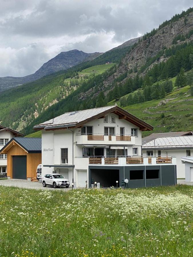 Ferienwohnung Studio Silbermond Saas-Grund Exterior foto